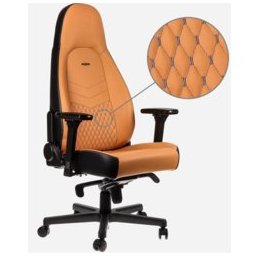 Геймърски стол noblechairs Icon, еко кожа, жълт