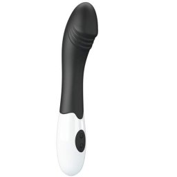 Вибратор за G-точка от Медицински силикон "PRETTY LOVE ELEMENTAL BLACK" 19 см