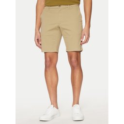 Calvin Klein Шорти от плат Modern Twill K10K114063 Бежов Slim Fit