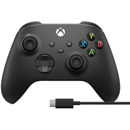 Безжичен Геймърски контролер Microsoft Xbox Wireless Controller + USB-C Cable, черен