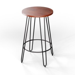 Blumfeldt Бистро маса, Hamilton, Ø60см, дървена стоманена рамка (GDM20-M60105)