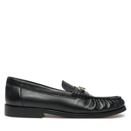 Мокасини Tommy Hilfiger Soft Leather Horsebit Loafer FW0FW08414 Черен