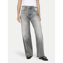 ONLY Дънки Madison 15299800 Сив Wide Leg