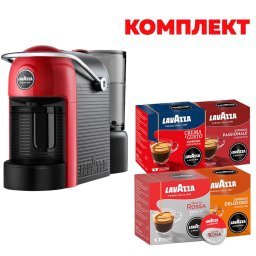 Кафе машина Lavazza A Modo Mio Jolie Evo, 1250 W, червена, в