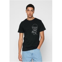 Black Skull One Line T-shirt