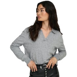 Само - Дамски пуловер Onlbi Polo Pullover