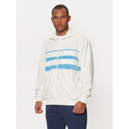 adidas Суитшърт Monogram JP4420 Бял Loose Fit