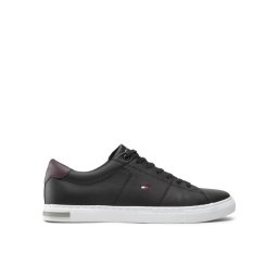 Tommy Hilfiger Сникърси Essential Leather Detail Vulc FM0FM04047 Черен