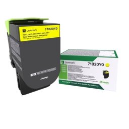 Lexmark 71B20Y0 CS/CX317, 417, 517 Yellow Return Programme 2.3K Toner Cartr