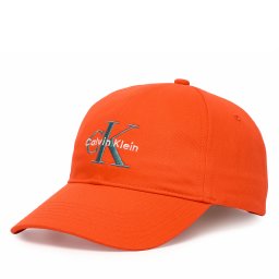 Шапка с козирка Calvin Klein Monologo Embroidery Baseball Cap LV04G5004G Оранжев