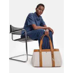 Дамска чанта MICHAEL Michael Kors Romee 30T5G1ZT7B Бежов