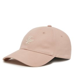 Шапка с козирка Tommy Hilfiger Embroidered Cap AW0AW17490 Розов