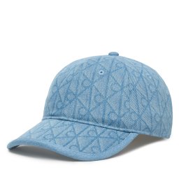 Шапка с козирка Calvin Klein Denim Emblem Burnout LV04F5042G Син