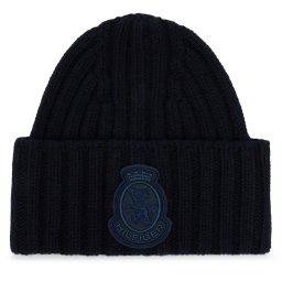 Шапка Tommy Hilfiger Th Crest Fluffy AW0AW18210 Тъмносин