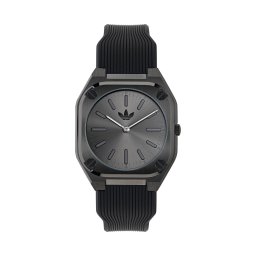 Часовник adidas City Tech Thin AOFH24503 Черен