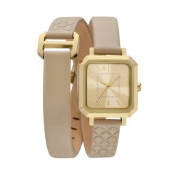 Часовник Armani Exchange Classic AX5728 Бежов