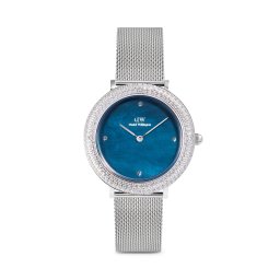 Часовник Daniel Wellington Crystalline Bezel 3 DW00100825 Сребрист