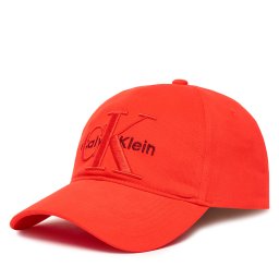 Шапка с козирка Calvin Klein Large Monologo LV04D5039G Червен