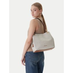 Дамска чанта MICHAEL Michael Kors Kensington 30F3G8KT7B Екрю