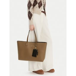 Дамска чанта Tommy Hilfiger Th Icon Tote AW0AW18173 Кафяв