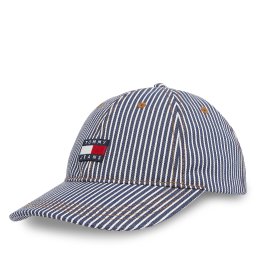Шапка с козирка Tommy Jeans Tjm Heritage Stripe Cap AM0AM13358 Тъмносин