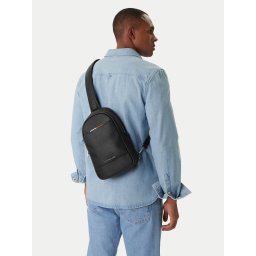 Раница Tommy Hilfiger Th Central Sling Bag AM0AM13575 Черен