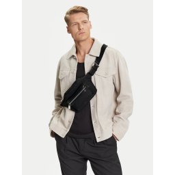 Чанта за кръст﻿ Calvin Klein Contrast Belt Bag LV04D3073G Черен