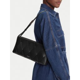 Дамска чанта Calvin Klein Ck Woven Elongated Shoulder Bag K60K612992 Черен