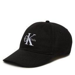 Шапка с козирка Calvin Klein Jeans Monologo LV04K5026G Черен