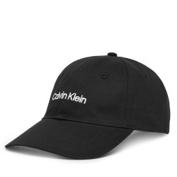 Шапка с козирка Calvin Klein Logo Embroidery Baseball Cap LV04F5003G Черен