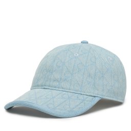 Шапка с козирка Calvin Klein Denim Emblem Burnout LV04F5042G Светлосиньо