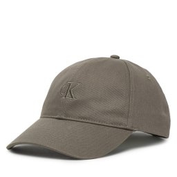 Шапка с козирка Calvin Klein Monogram Embroidery Baseball Cap LV04G5002G Сив