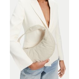Дамска чанта Calvin Klein Ckj Monogram Pinched Medium Shou LV04F3206G Екрю