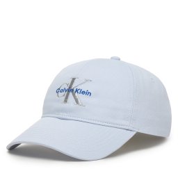 Шапка с козирка Calvin Klein Monologo Embroidery Baseball Hat LV04K5026G Светлосиньо