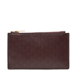 Портфейл Calvin Klein Emblem Aop Top Zip Cardcase LV04F1084G Кафяв