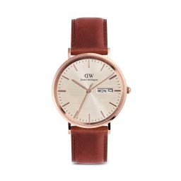 Часовник Daniel Wellington Classic Day Display 40 DW00100829 Розово злато