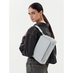 Дамска чанта Calvin Klein Ck Must Satchel_Mono K60K613181 Сив