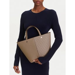Дамска чанта MICHAEL Michael Kors Flora 30T5GFFT2B Бежов