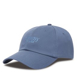 Шапка с козирка Tommy Jeans Script AW0AW17815 Сив