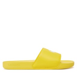 Чехли Lacoste Serve Sliders 7-49CMA0041 Жълт