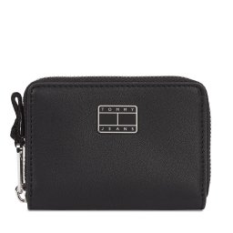 Портфейл Tommy Jeans Tjw City-Wide Small Za AW0AW15940 Черен