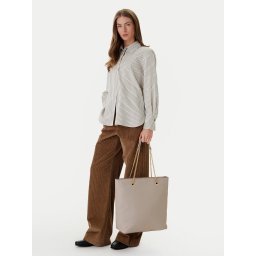 Дамска чанта Calvin Klein Minimal Monogram Chain Tote LV04F3204G Бежов
