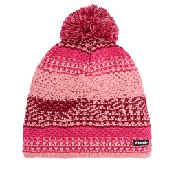 Шапка Eisbär Brock Pompon 30759 450 Червен
