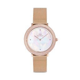 Часовник Daniel Wellington Crystalline Bezel 3 DW00100823 Розово злато