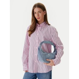 Дамска чанта Calvin Klein Denim Soft Crescent Sm LV04F3207G Син