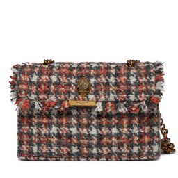 Дамска чанта Kurt Geiger 690-Tweed Kensington Bag 3614536609 Кафяв