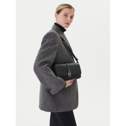 Tommy Hilfiger Дамска чанта Th Libre Flap Crossover AW0AW17723 Черен