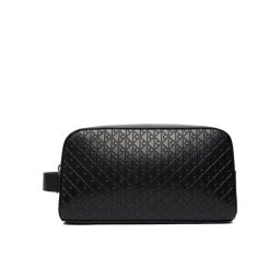 Calvin Klein Несесер Embossed Emblem Washbag LV04D1146G Черен