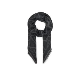 Calvin Klein Бандана Emblem Aop Contrast Lw Square Sc LV04F8077G Черен