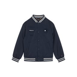 Tommy Hilfiger Яке бомбър Graphic KB0KB10079 Тъмносин Regular Fit